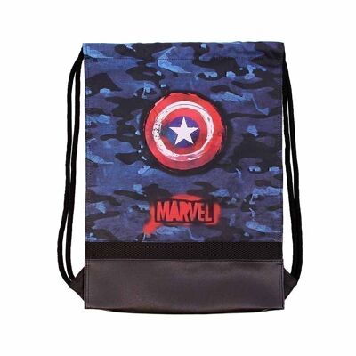 Marvel Captain America Supreme-Storm Drawstring Bag, Dark Blue