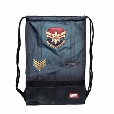 Marvel Captain Marvel Duty-Storm Drawstring Bag, Military Green