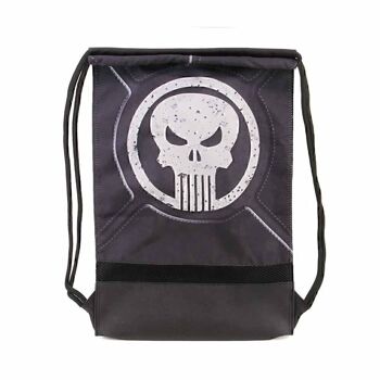 Marvel Punisher Marvel Punisher-Storm Sac à cordon, noir 1