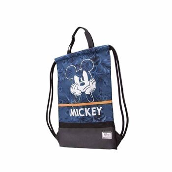 Disney Mickey Mouse Blue-Storm Sac à cordon avec poignées Bleu foncé 2