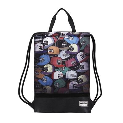 PRODG Caps-Storm Drawstring Bag with Handles, Multicolored