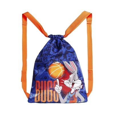 Looney Tunes Space Jam 2: A New Legacy Bugs-Sack of Strings 34 cm, Blu scuro