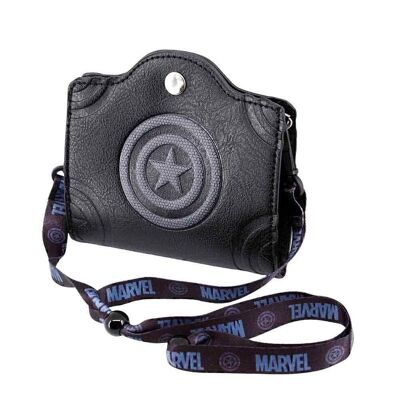 Marvel Capitán América Defense-Funda Slim Case, Negro