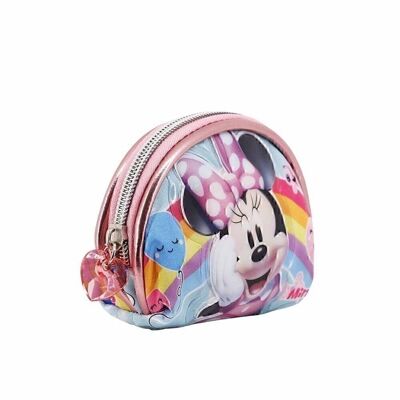 Disney Minnie Mouse Sac à main ovale arc-en-ciel, multicolore