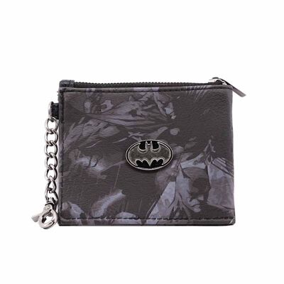 DC Comics Batman Bat-Wallet Card Holder, Black