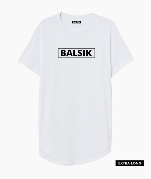 Balsik  tr. white extra long t-shirt