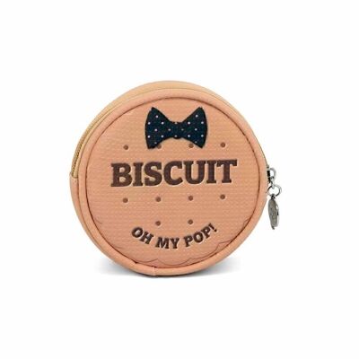 Oh My Pop! Biscuit-Disney Round Purse, Beige