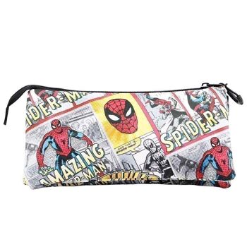 Marvel Spiderman Strip-Triple HS Trousse à crayons Beige 4