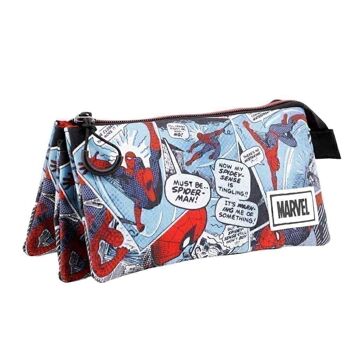 Marvel Spiderman Brush-Triple HS Étui de transport Multicolore 3