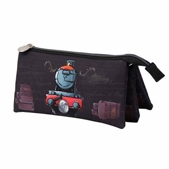 Trousse à crayons Harry Potter Train-Triple HS, noir 1