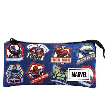 Trousse à crayons Marvel Colour-Triple HS Multicolore 5