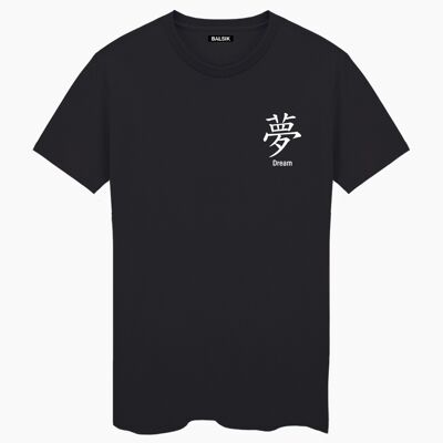 Dream in japan black unisex t-shirt