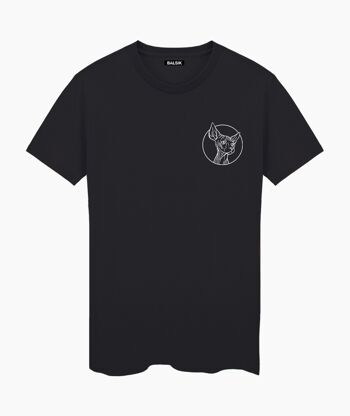 LOGO ROND TR. ON CHEST T-SHIRT UNISEXE NOIR 1