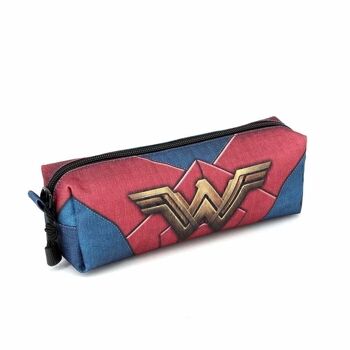 Wonder Woman Emblem-Square Trousse à crayons HS, Bleu foncé 4