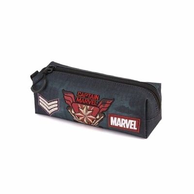Marvel Captain Marvel Force-HS quadratisches Federmäppchen, Militärgrün