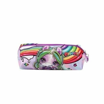 Poopsie Slime Surprise Rainbow-Estuche Portatodo Cuadrado, Multicolor