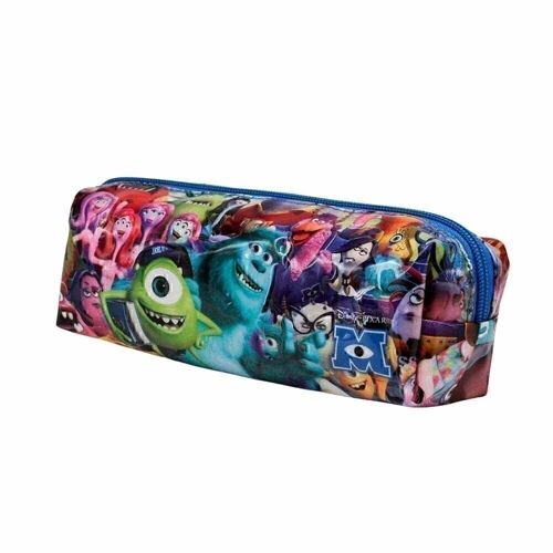 Disney Monstruos S.A. University-Estuche Portatodo Cuadrado, Multicolor