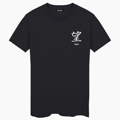 Hope in japan black unisex t-shirt