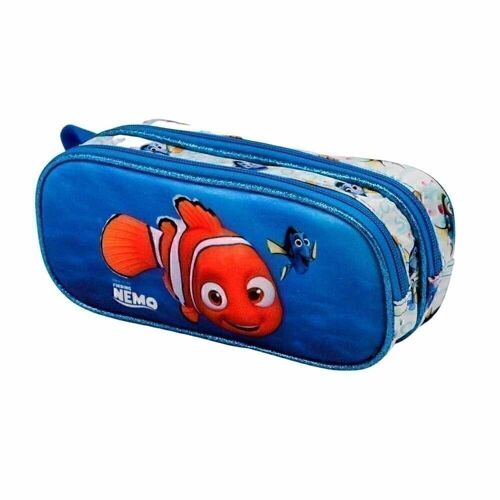 Disney Buscando a Nemo Nemo-Estuche Portatodo 3D Doble, Azul