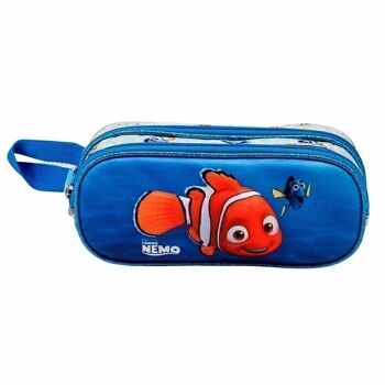 Disney Finding Nemo Nemo-Double Trousse 3D Bleu 3