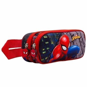 Marvel Spiderman Wall-Double Trousse 3D Multicolore 4