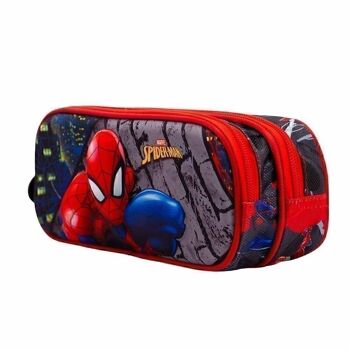 Marvel Spiderman Wall-Double Trousse 3D Multicolore 5