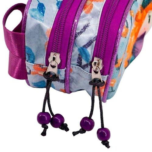 Forever Ninette Cute-Estuche Portatodo 3D Doble, Multicolor