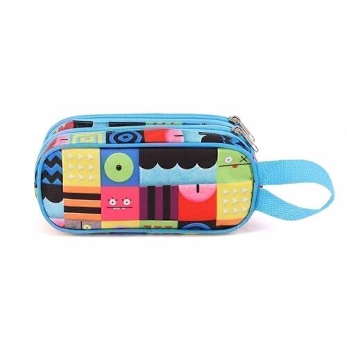 Ugly Dolls Ugly-Estuche Portatodo 3D Doble, Multicolor