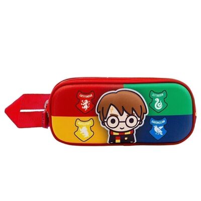 Harry Potter Wizard-Estuche Portatodo 3D Doble, Multicolor