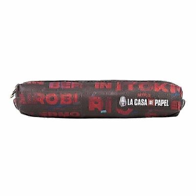 La Casa de Papel Cities-Square Pencil Case, Red