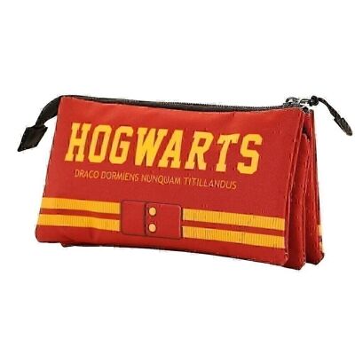 Astuccio Harry Potter Grifondoro-Triple FAN, Bordeaux