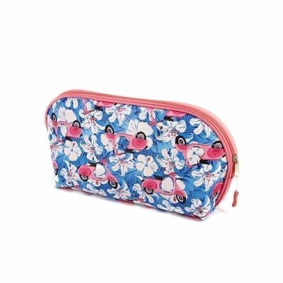 Oh My Pop! Pink Scooter-Jelly Toiletry Bag, Blue