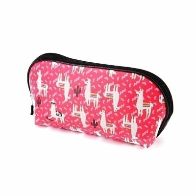Oh My Pop! Cuzco-Jelly Toiletry Bag, Red