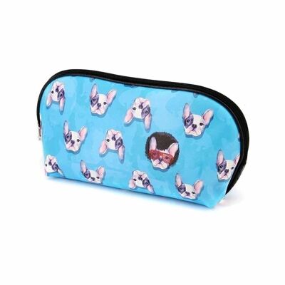 Oh mio papà! Borsa da toilette Doggy-Jelly, blu