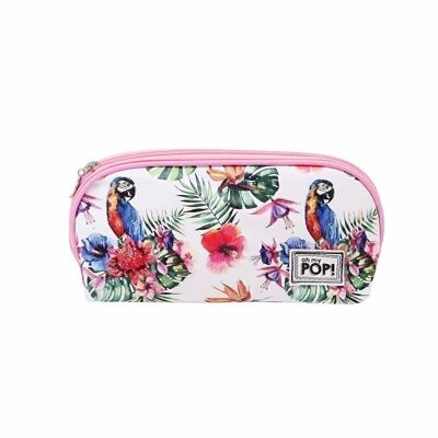 Oh My Pop! Papagaio-Jelly Toiletry Bag (Small), White