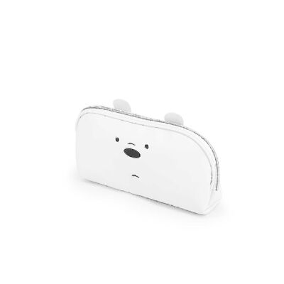 We Are Polar Bears-Jelly Toiletry Bag (Small), White