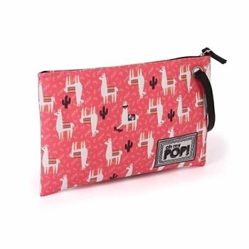 Ô mon Pop ! Cuzco-Trousse de toilette Sunny, Rouge 2