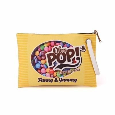 Oh My Pop! Chococandy-Toiletry Bag Sunny, Yellow
