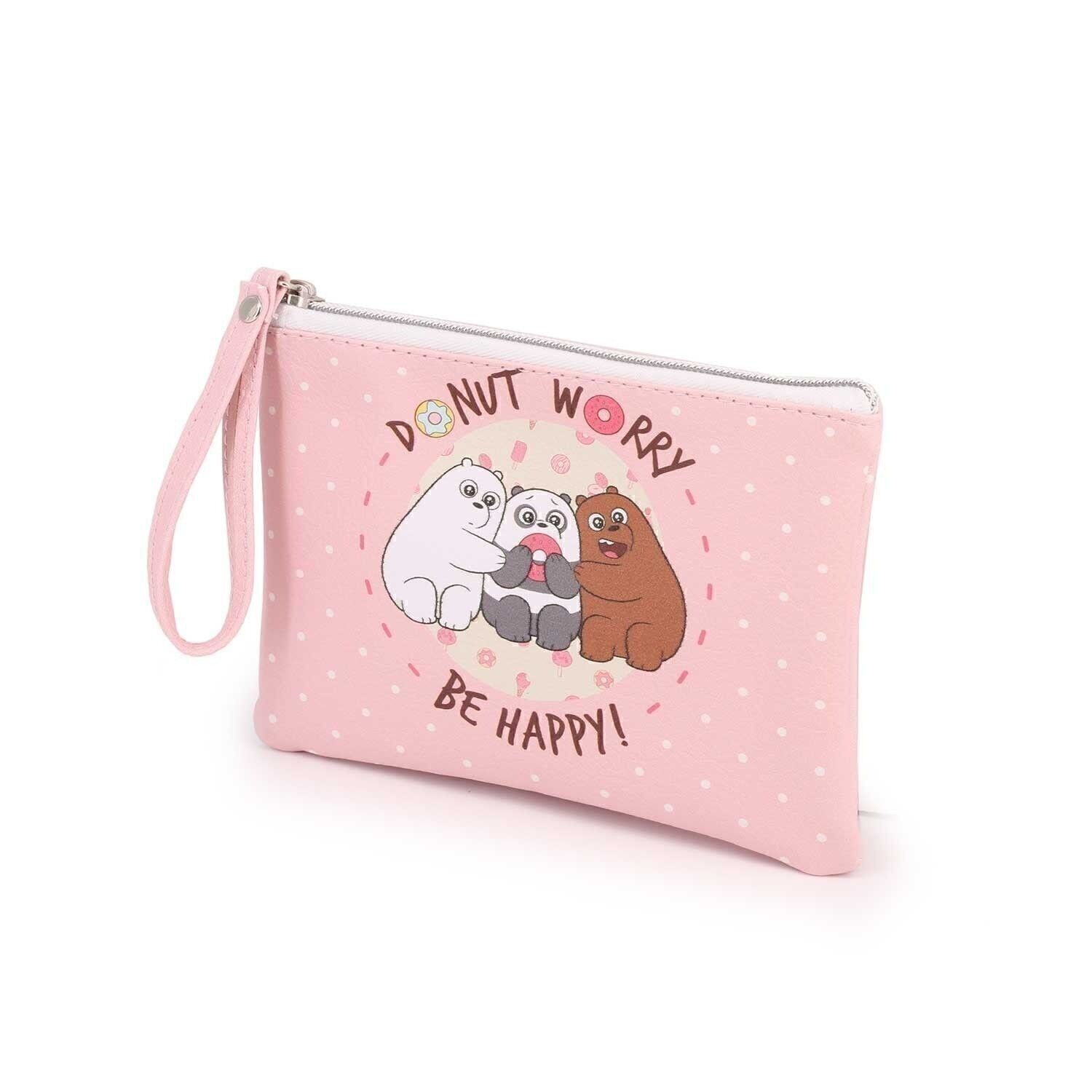 Siamo Pink Bears-Borsa da toilette, rosa