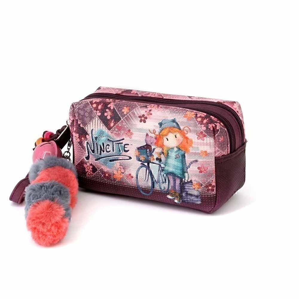 Beauty case Forever Ninette Bicycle-Box, Bordeaux