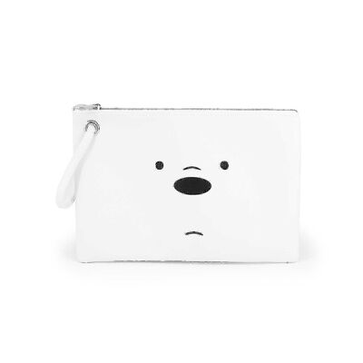 We Are Polar Bears-Sunny Toiletry Bag, White
