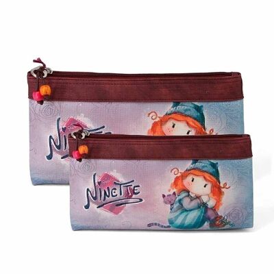 Forever Ninette Origin-Set of Two Toiletry Bags, Blue