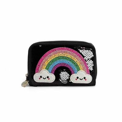 Oh My Pop! Rainbow-Wallet, Black