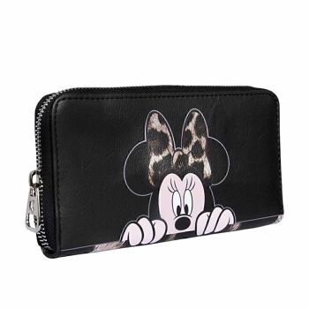 Disney Minnie Mouse Portefeuille chic et essentiel, noir 2