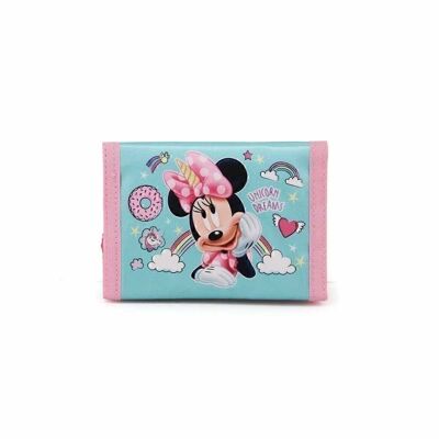 Disney Minnie Mouse Portafoglio Unicorno, Blu