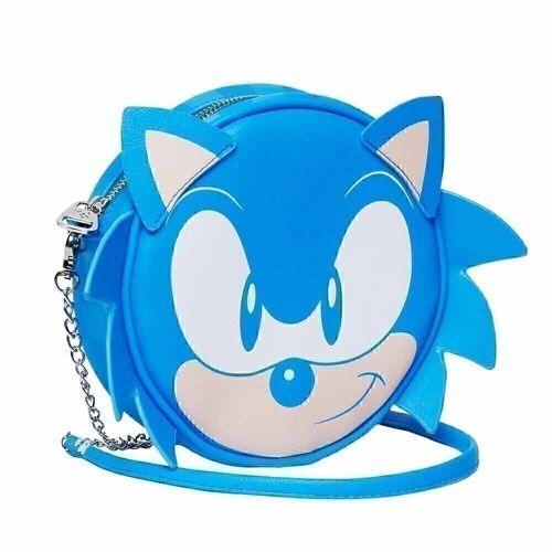 Sega-Sonic Speed-Bolso Disney Redondo, Azul