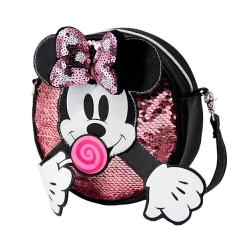 Disney Minnie Mouse Lollipop-Bolso Disney Redondo, Rosa