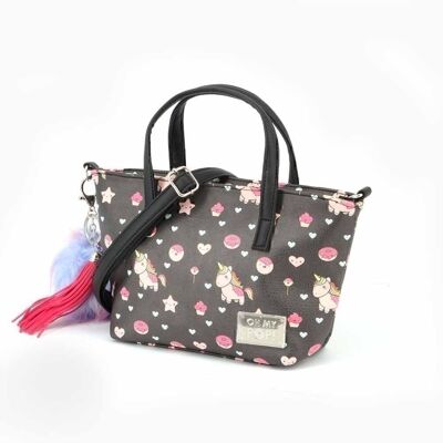 Oh mio papà! Borsa tote Popnicorn (piccola), nera