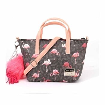 Oh Mon Pop ! Sac fourre-tout Flaminpop (petit), noir 2