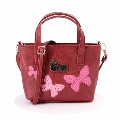 Disney Minnie Mouse Marfly-Tote Bag (Small), Burgundy